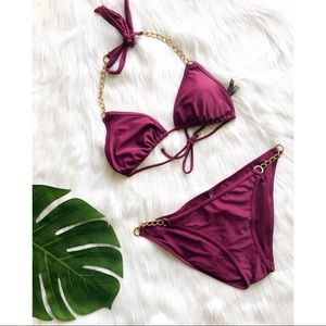 Sexy Chain Detail Bikini